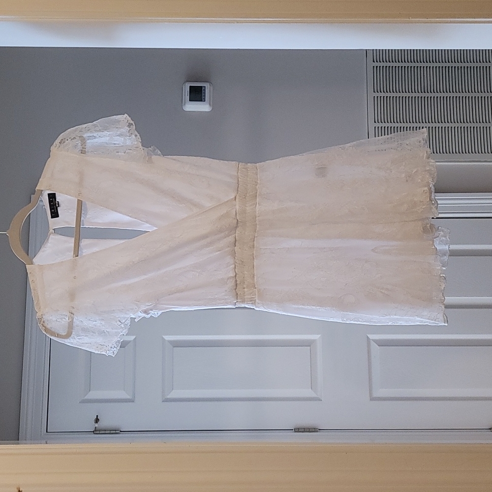 White Romper with Lace